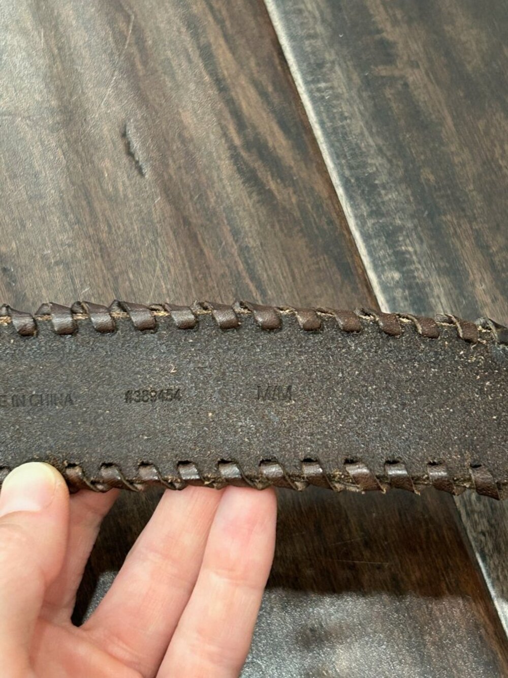 Banana Republic Genuine Leather Belt Brown Sz Medium Single Prong Buckle - Picture 5 of 9